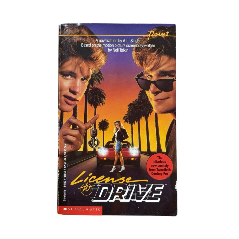 Vintage License to Drive Book from the Motion Picture